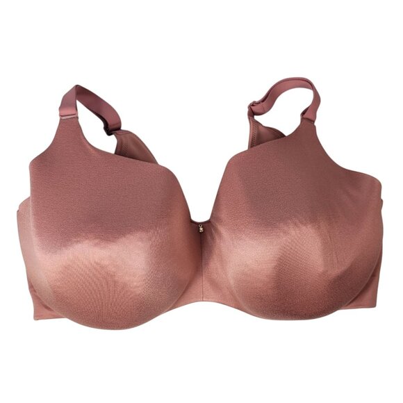 Cacique Underwire Bra Brown Rose 40H Adj Seamless Lightly Lined Full Coverage - Picture 1 of 10